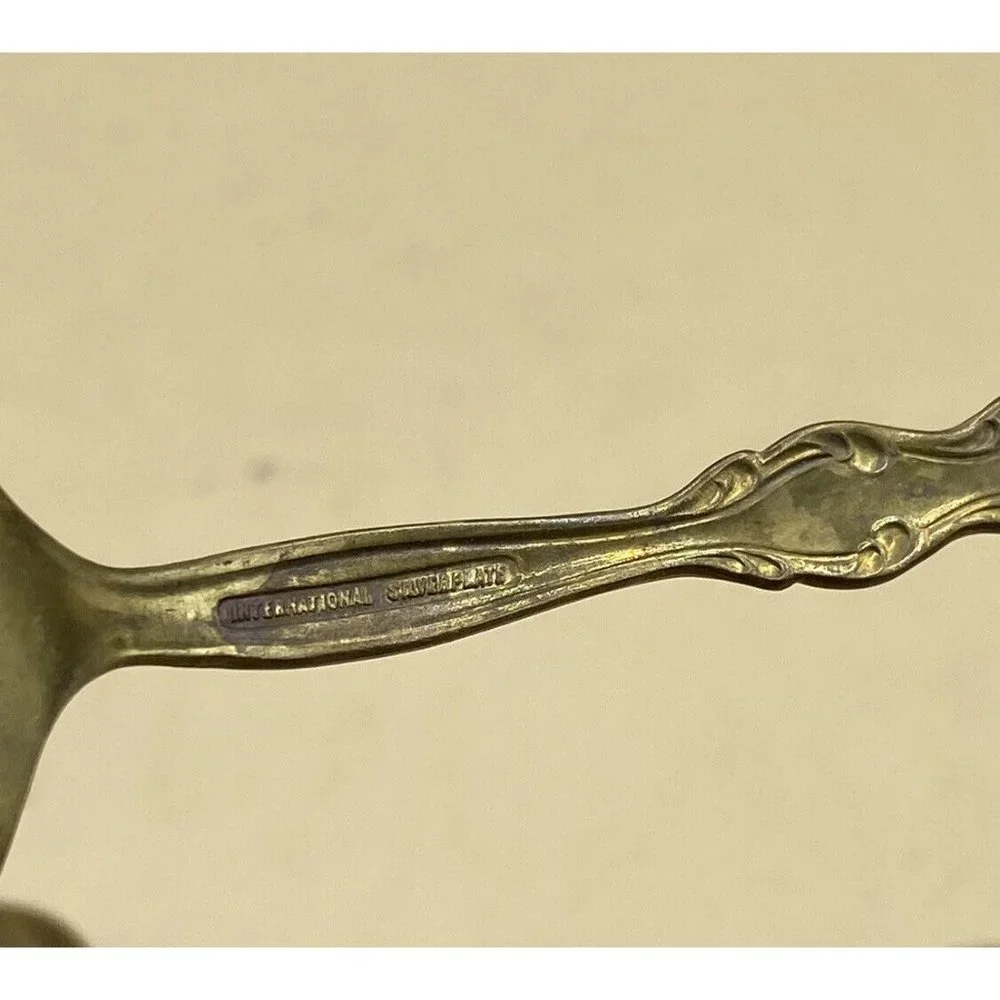Golden Bon Bon & Relish Spoons Interlude by International Silverplate